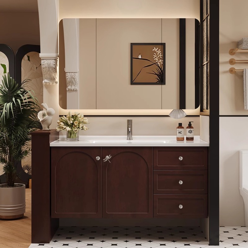 Home Bathroom Vanity Combo - Rak dinding hamaki, organizer kabinet kamar