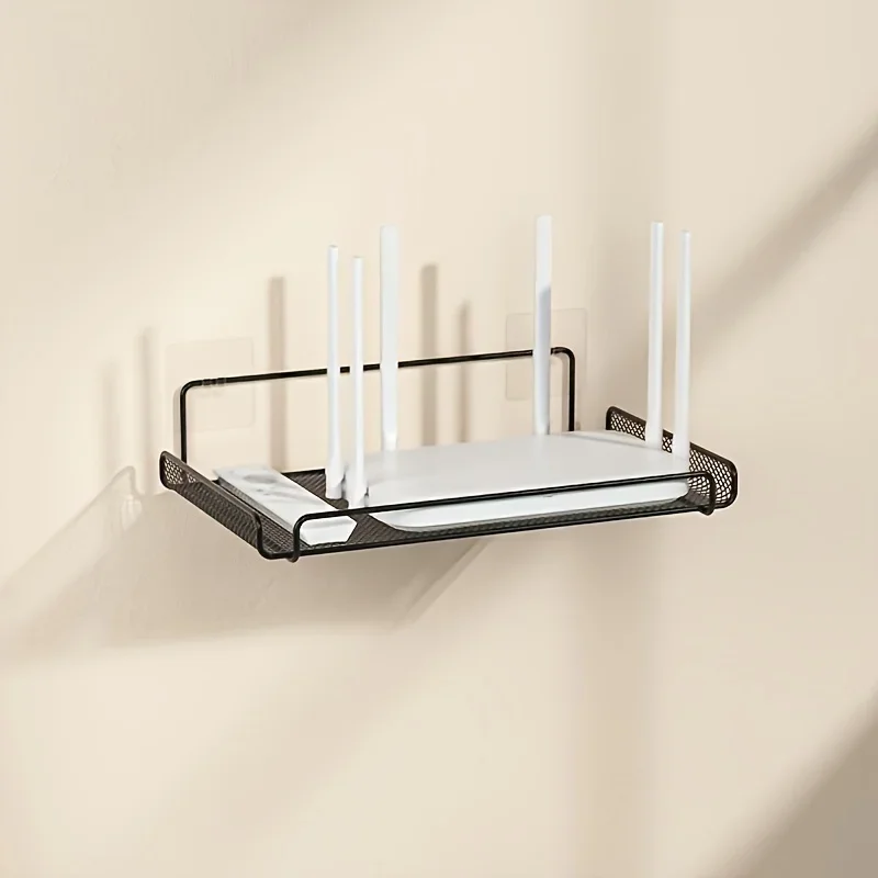 Home Bathroom Organizer - Rak Router Stainless Steel Tanpa Bor,