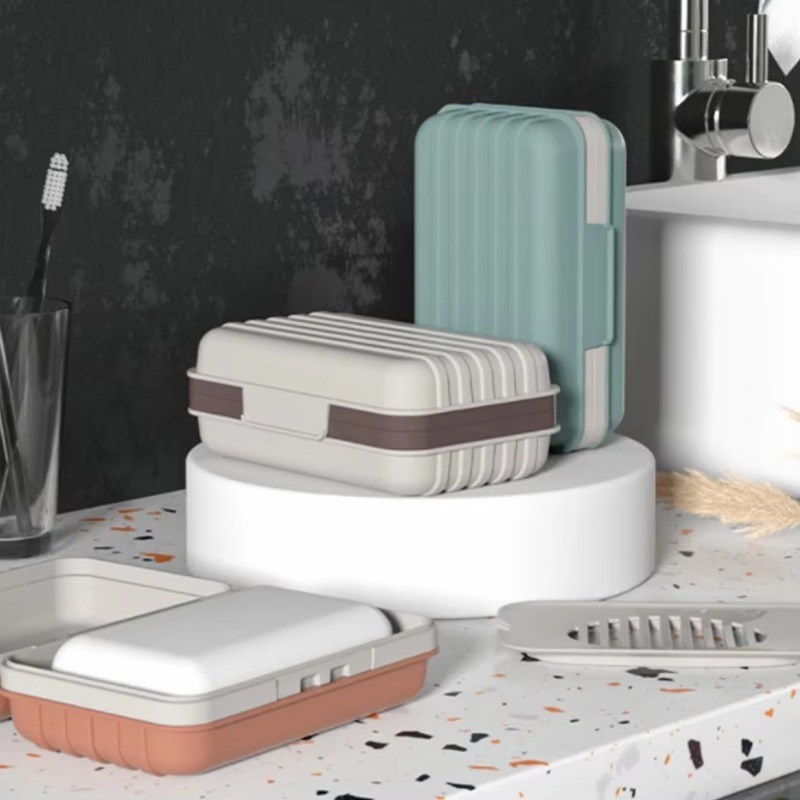 Wadah Sabun Plastik dengan Tut - Home Essentials Bathroom Storage ulasan dan harga