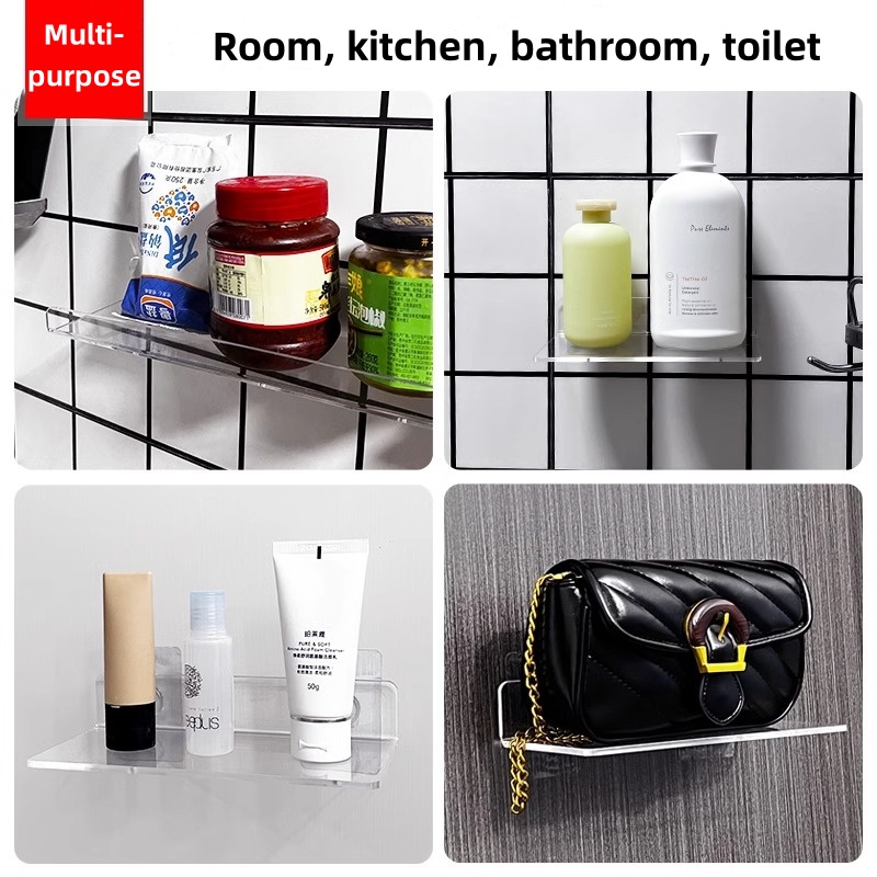 Rak Penyimpanan Akrilik Terpas - Home Edit Bathroom Storage ulasan dan harga