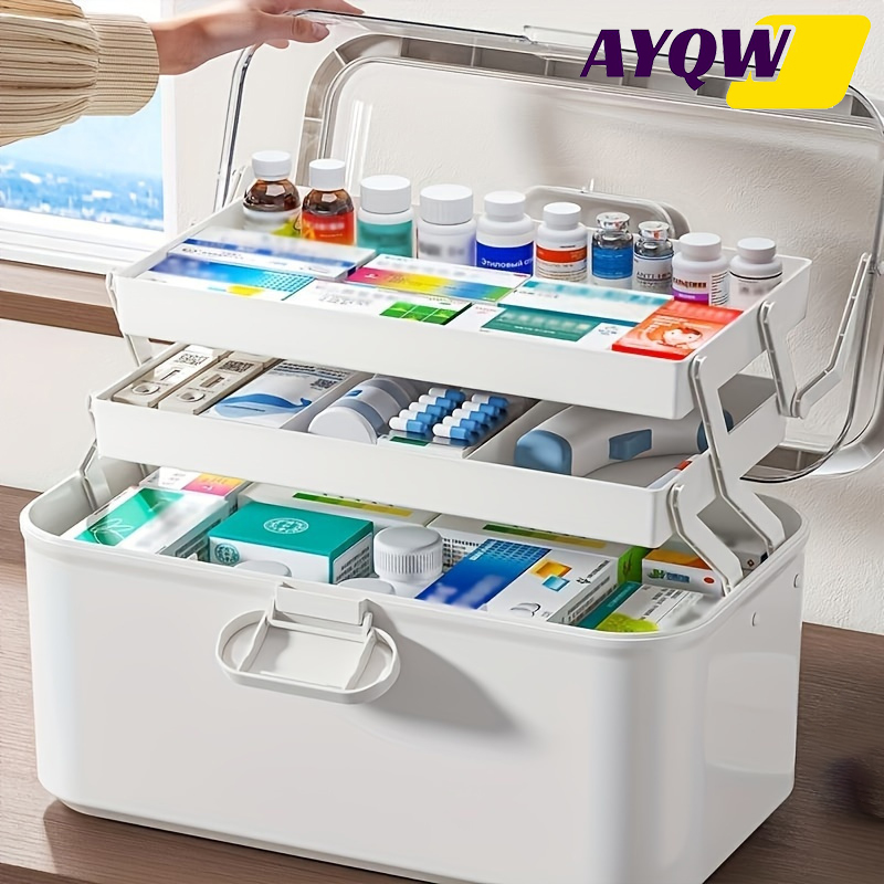 Kotak Penyimpanan Obat/Kotak D - Home Bathroom Organizer ulasan dan harga