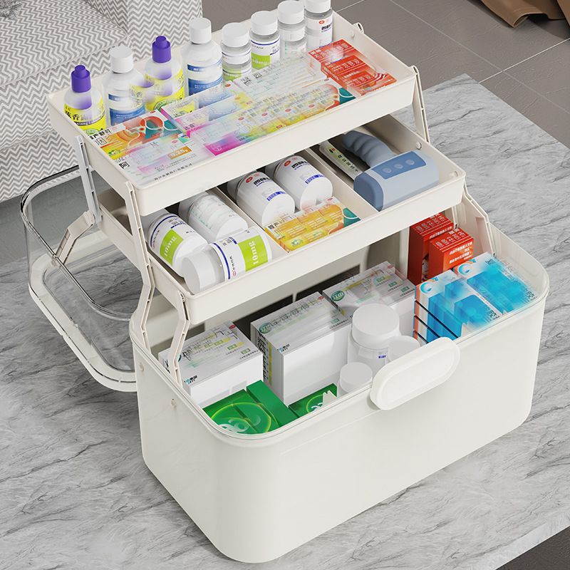 Kotak Penyimpanan Obat/Kotak D - Home Bathroom Organizer ulasan dan harga