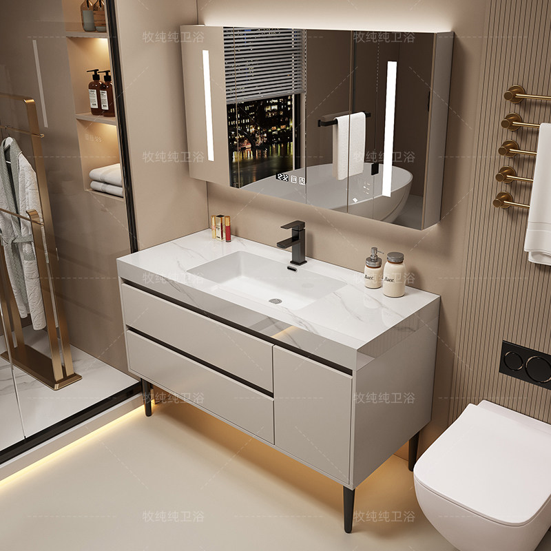 Partisi Kabinet Kamar Mandi di - Home Bathroom Vanity Combo ulasan dan harga